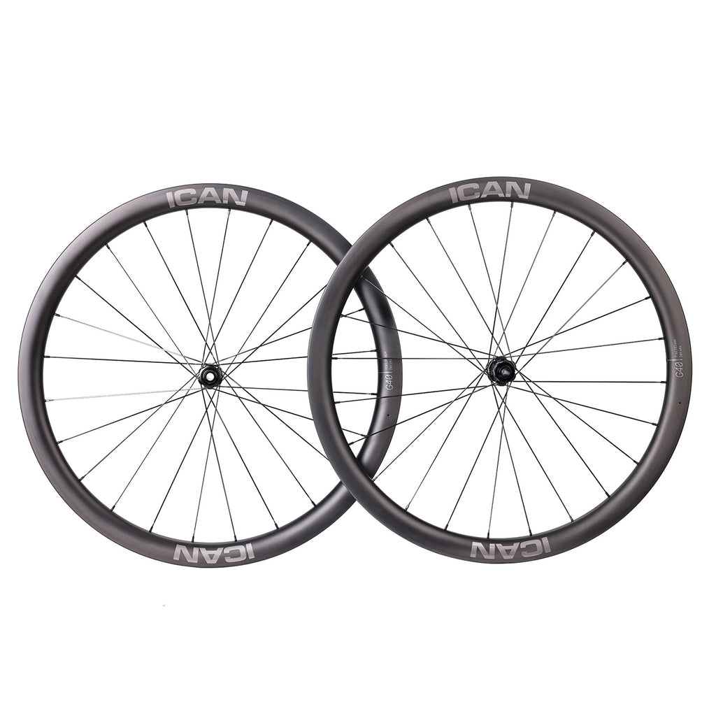 ICAN 700C G40 gravel wheels with 36T ratchet system