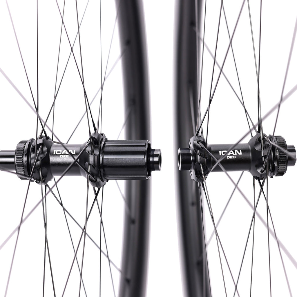 ICAN 700C G40 gravel wheels with 36T ratchet system